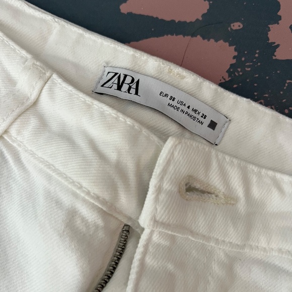 White straight jeans Zara - Picture 5 of 6